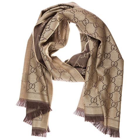 sciarpa gucci metallizzata|sciarpe foulard gucci.